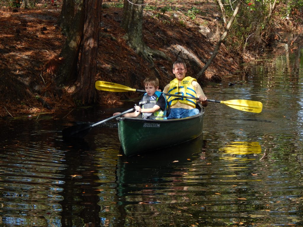 Canoeing at the Campground
