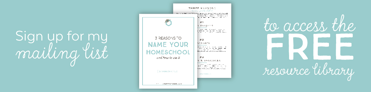 name your homeschool challenge workbook